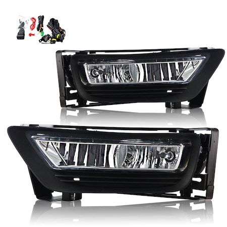 Winjet Fog Lights - Clear - Wiring Kit Included CFWJ-0401-C